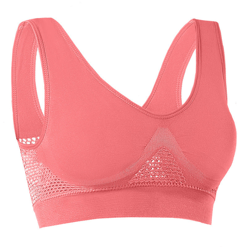 😍【2 kusy za 23€】Bezšvová podprsenka pre plné veľkosti ❤️ Priedušná, chladivá a pohodlná 【40–120 kg】