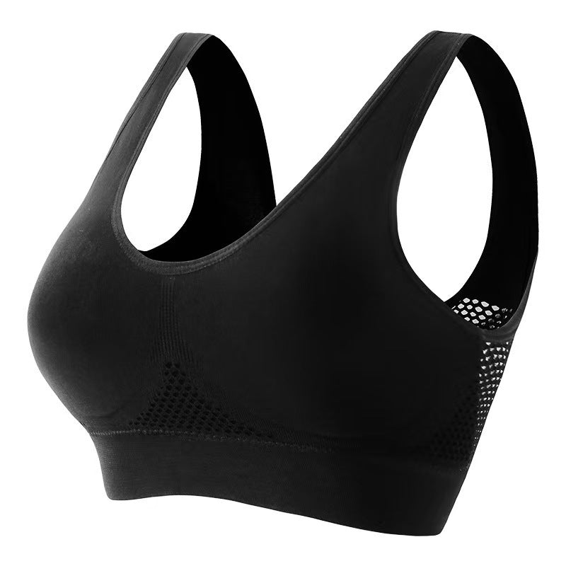 😍【2 kusy za 23€】Bezšvová podprsenka pre plné veľkosti ❤️ Priedušná, chladivá a pohodlná 【40–120 kg】