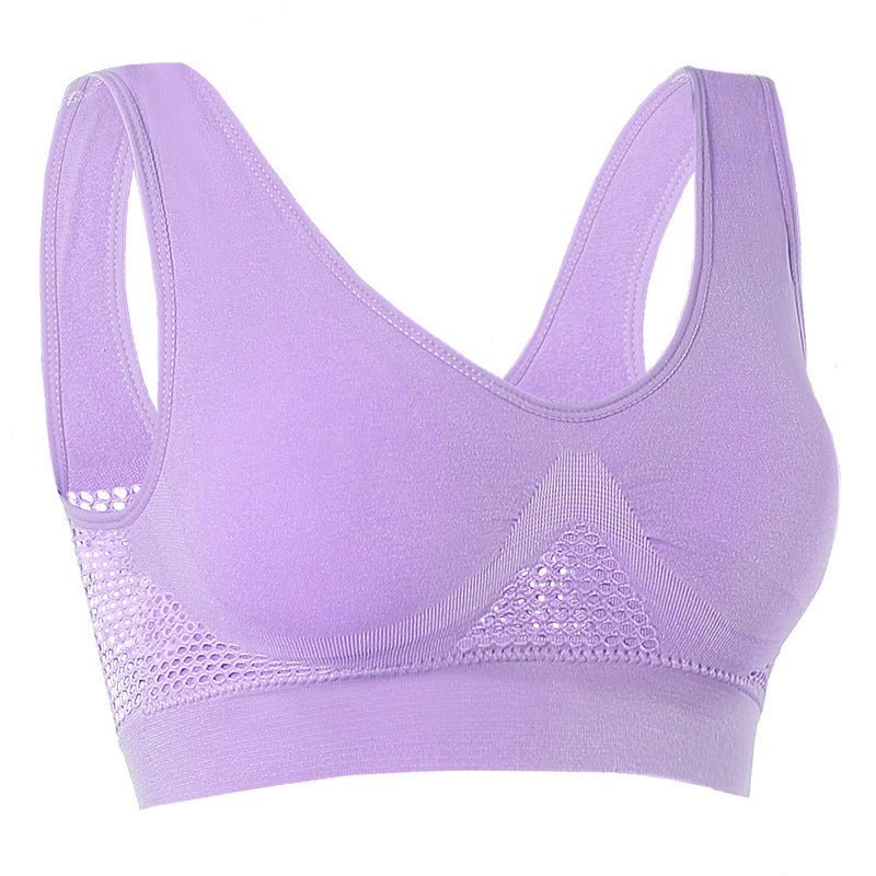 😍【2 kusy za 23€】Bezšvová podprsenka pre plné veľkosti ❤️ Priedušná, chladivá a pohodlná 【40–120 kg】