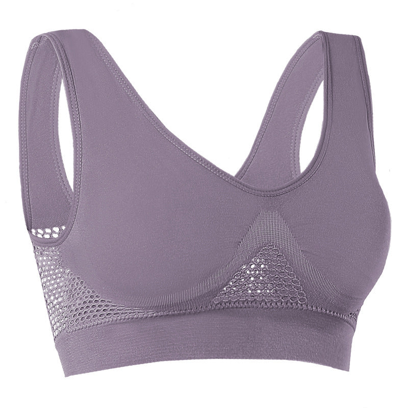 😍【2 kusy za 23€】Bezšvová podprsenka pre plné veľkosti ❤️ Priedušná, chladivá a pohodlná 【40–120 kg】